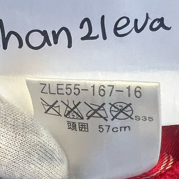 【☆JAPAN☆】Auth Burberry London Blue Label Red Hunting Cap/Hat (size 57 cm) - Picture 6 of 7